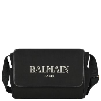 Black Logo Baby Changing Bag