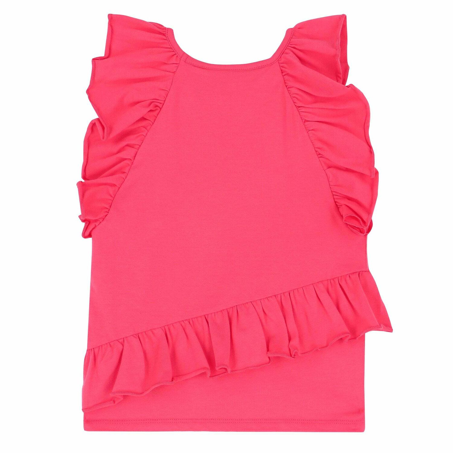 Girls Pink Logo Top, 1, hi-res
