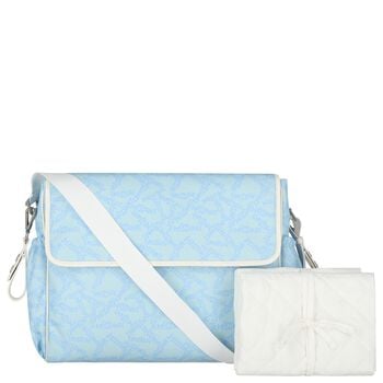 Blue & White Logo Baby Changing Bag ( 34cm )