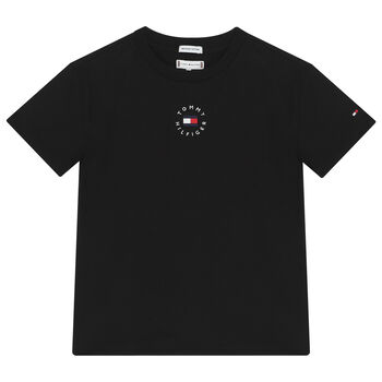 Boys Black Logo T-Shirt