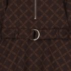 فستان بنات بالشعار باللون البنى , 1, hi-res