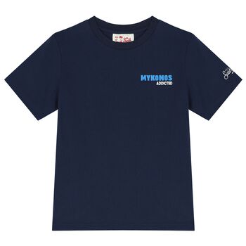 Boys Navy Mykonos T-Shirt