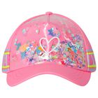 Girls Pink Logo Cap, 1, hi-res