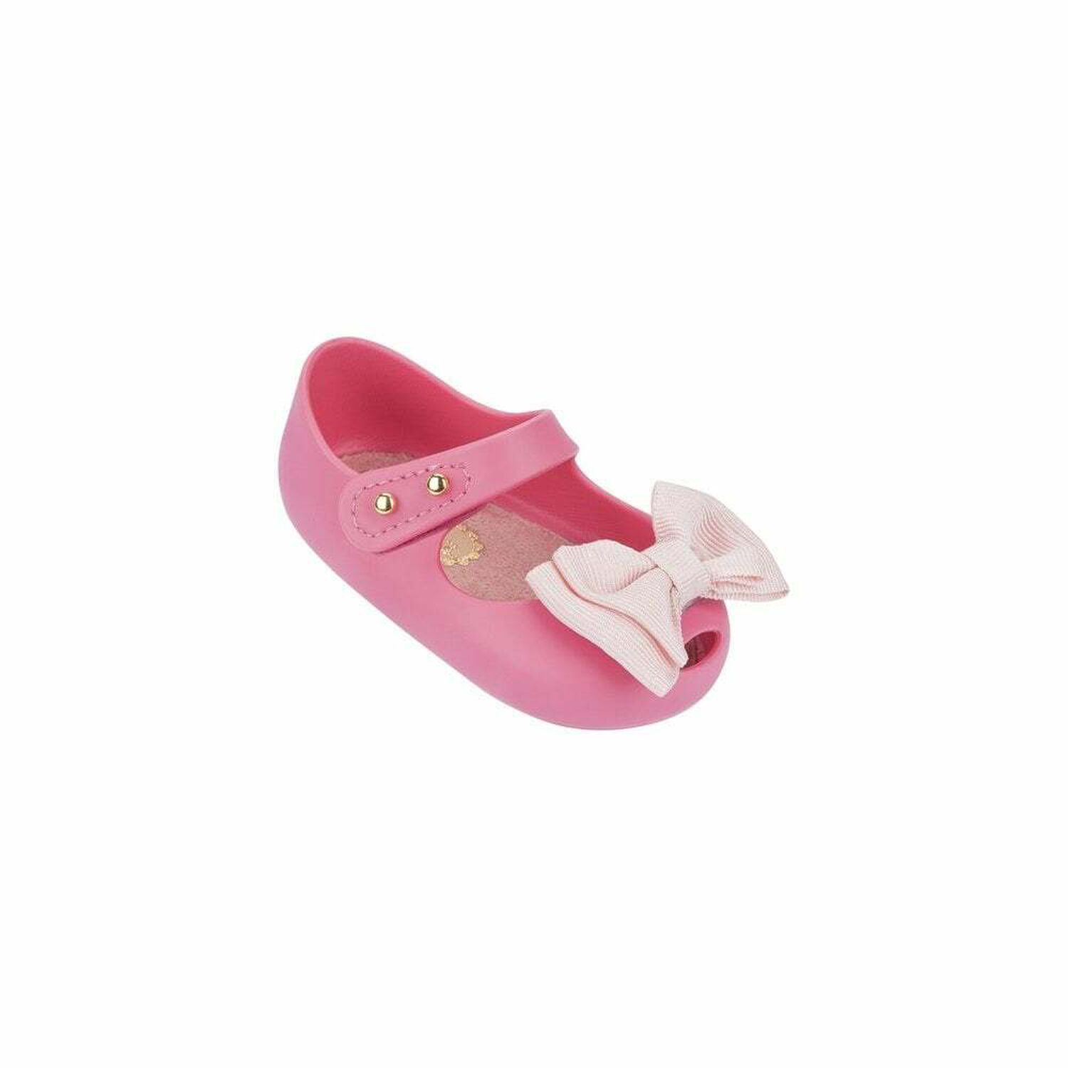 Baby Girls Pink Bow Shoes, 1, hi-res image number null