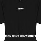 فستان بنات بالشعار باللون الأبيض و الأسود, 1, hi-res