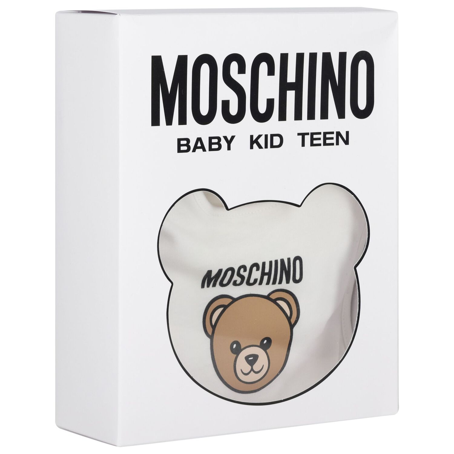 مجموعة هدايا بيبي جرو بشعار الدب تيدي الأبيض, 1, hi-res