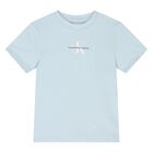 شورت أولاد بالشعار باللون الأزرق , 1, hi-res