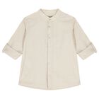 Boys Beige & Ivory Shorts Set, 2, hi-res