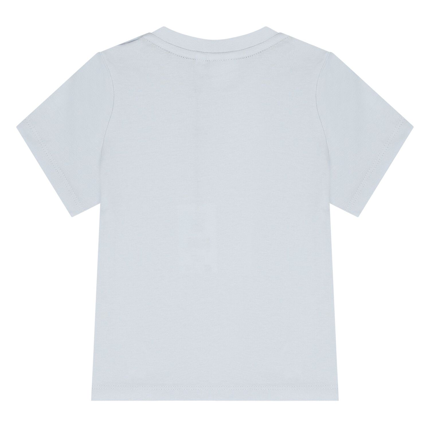 Younger Boys Mini Me Blue Logo T-Shirt, 8, hi-res