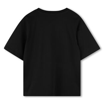 Boys Black Logo Tiger T-Shirt