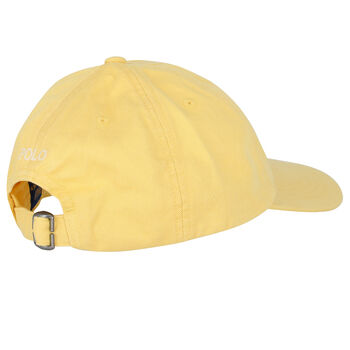 Boys Yellow Polo Bear Cap