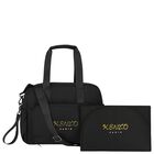 Black Logo Baby Changing Bag , 1, hi-res