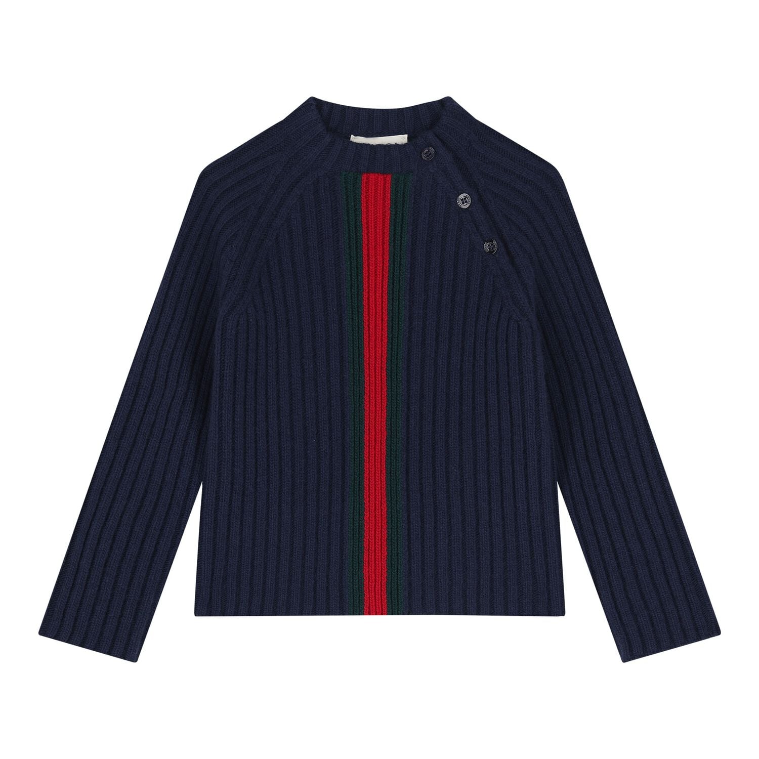 Baby Boys Navy Blue Web Striped Jumper, 1, hi-res