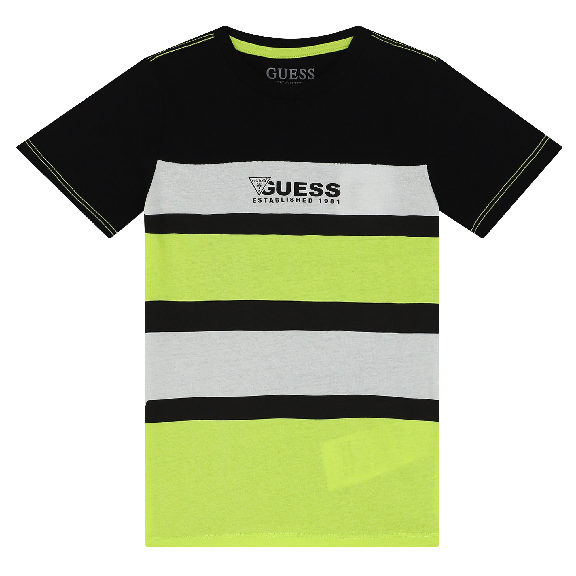 Guess green t shirt cheap