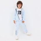 Younger Boys White Logo T-Shirt, 1, hi-res