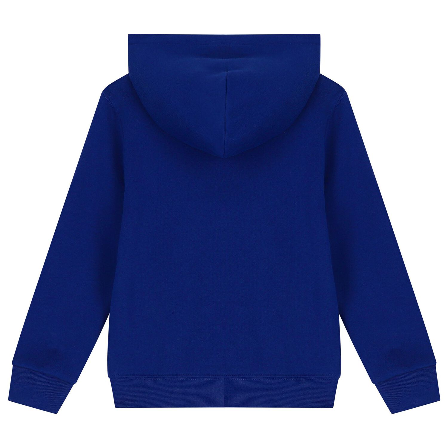 Boys Blue Polo Bear Hooded Top, 2, hi-res