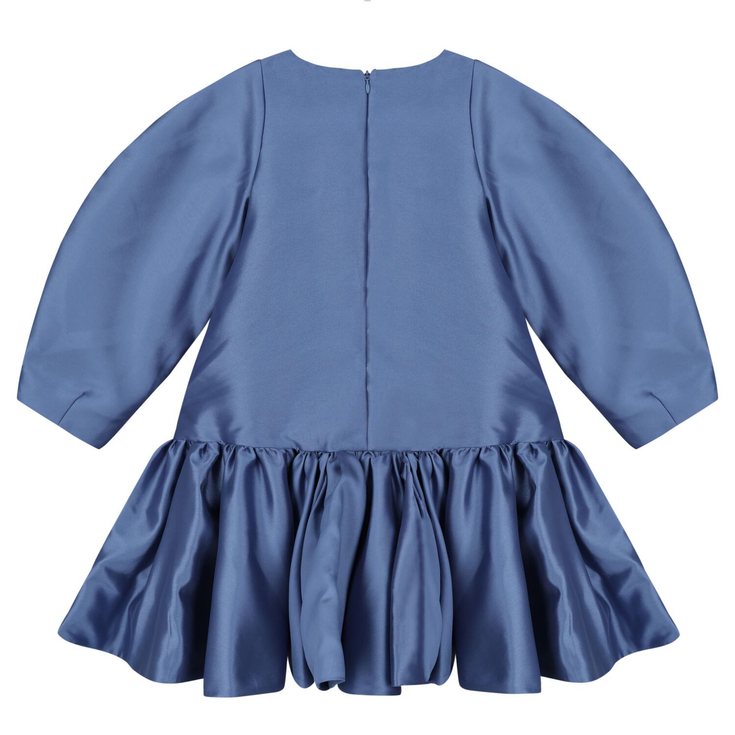 Girls Blue Logo Butterfly Dress, 1, hi-res image number null