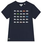 Boys Navy Blue Logo T-Shirt, 2, hi-res