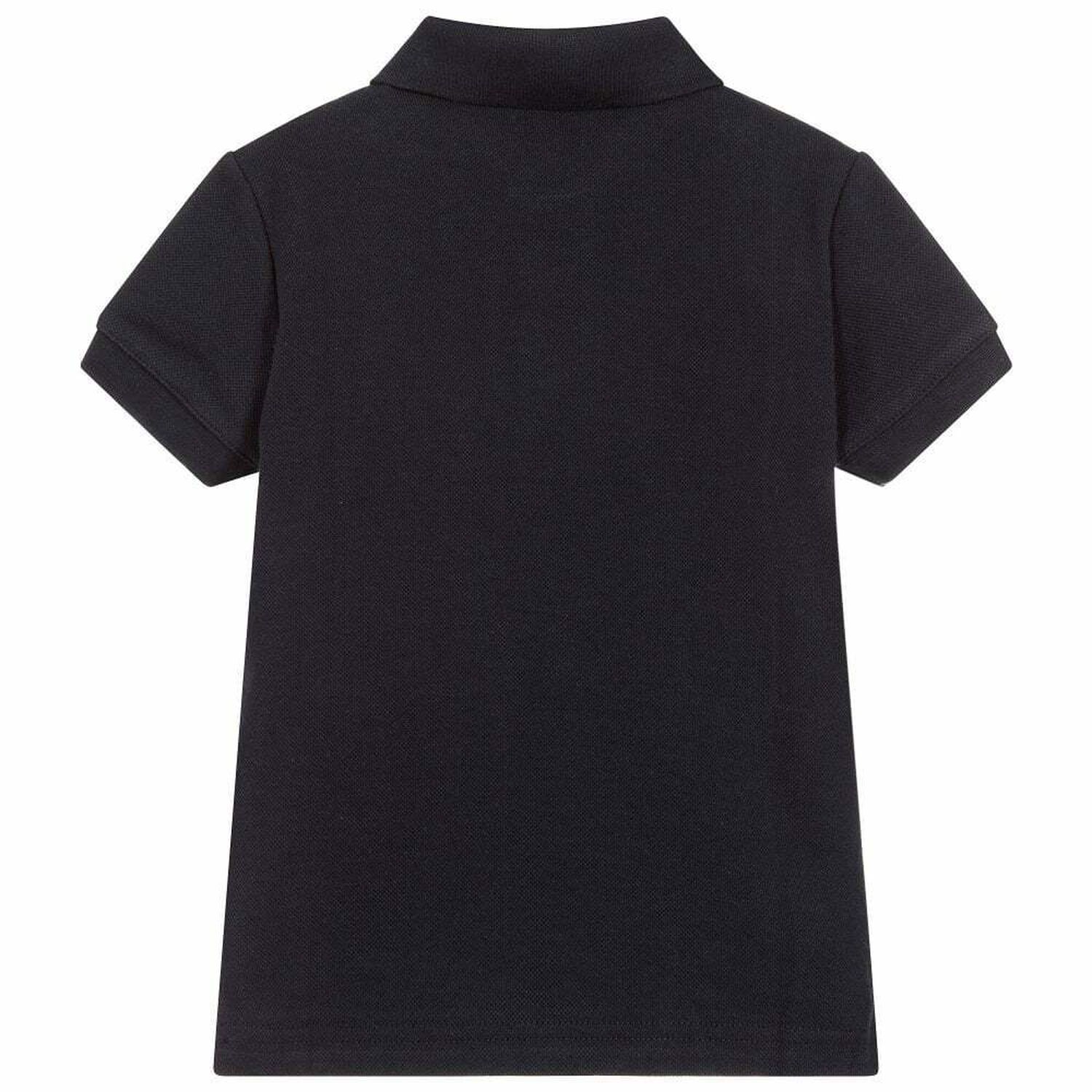 تيشيرت بولو بالشعار باللون الكحلى للاولاد, 2, hi-res