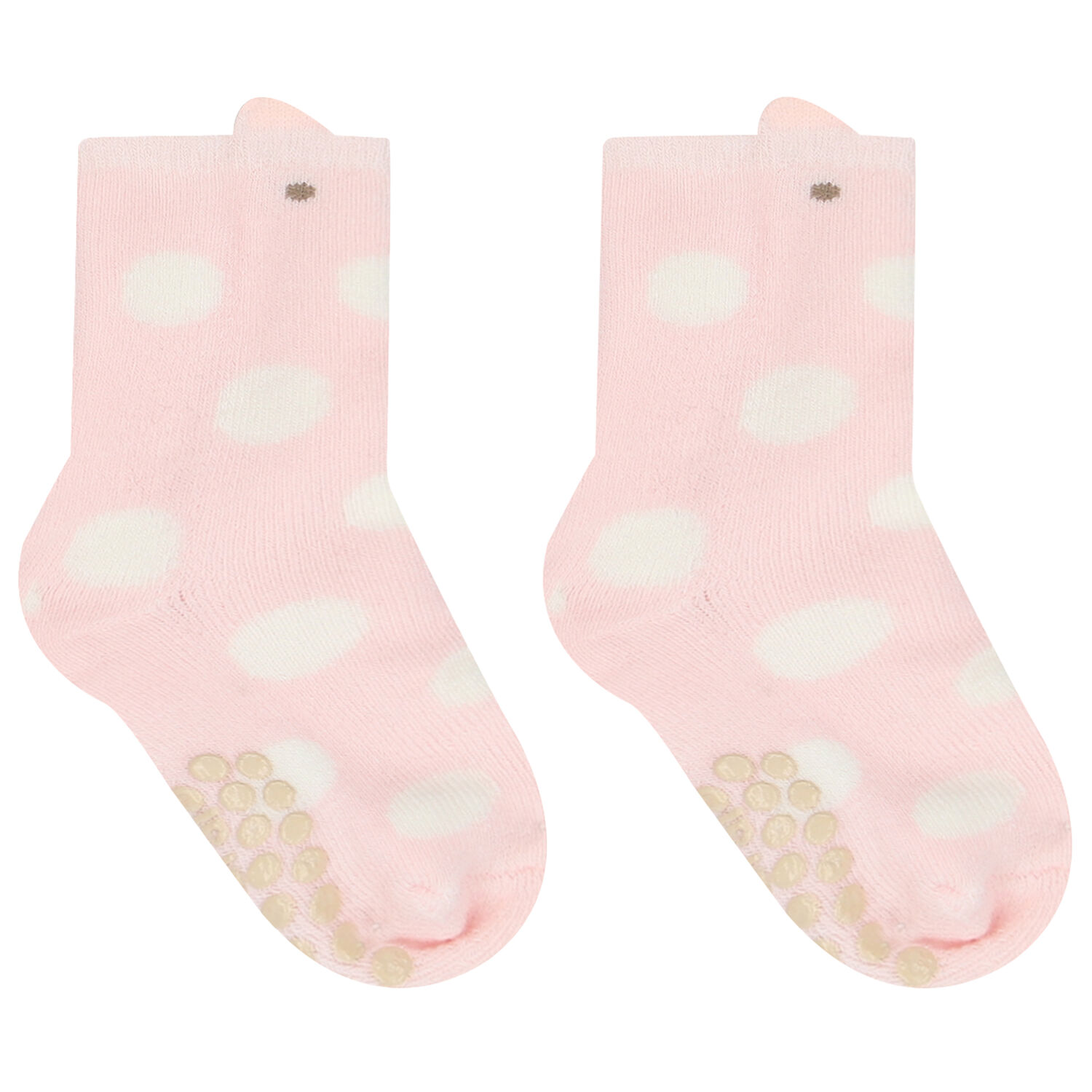 Baby Girls Pink & Ivory Socks, 2, hi-res image number null