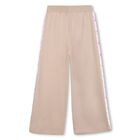 Girls Beige Reversible Sequin Trousers, 1, hi-res