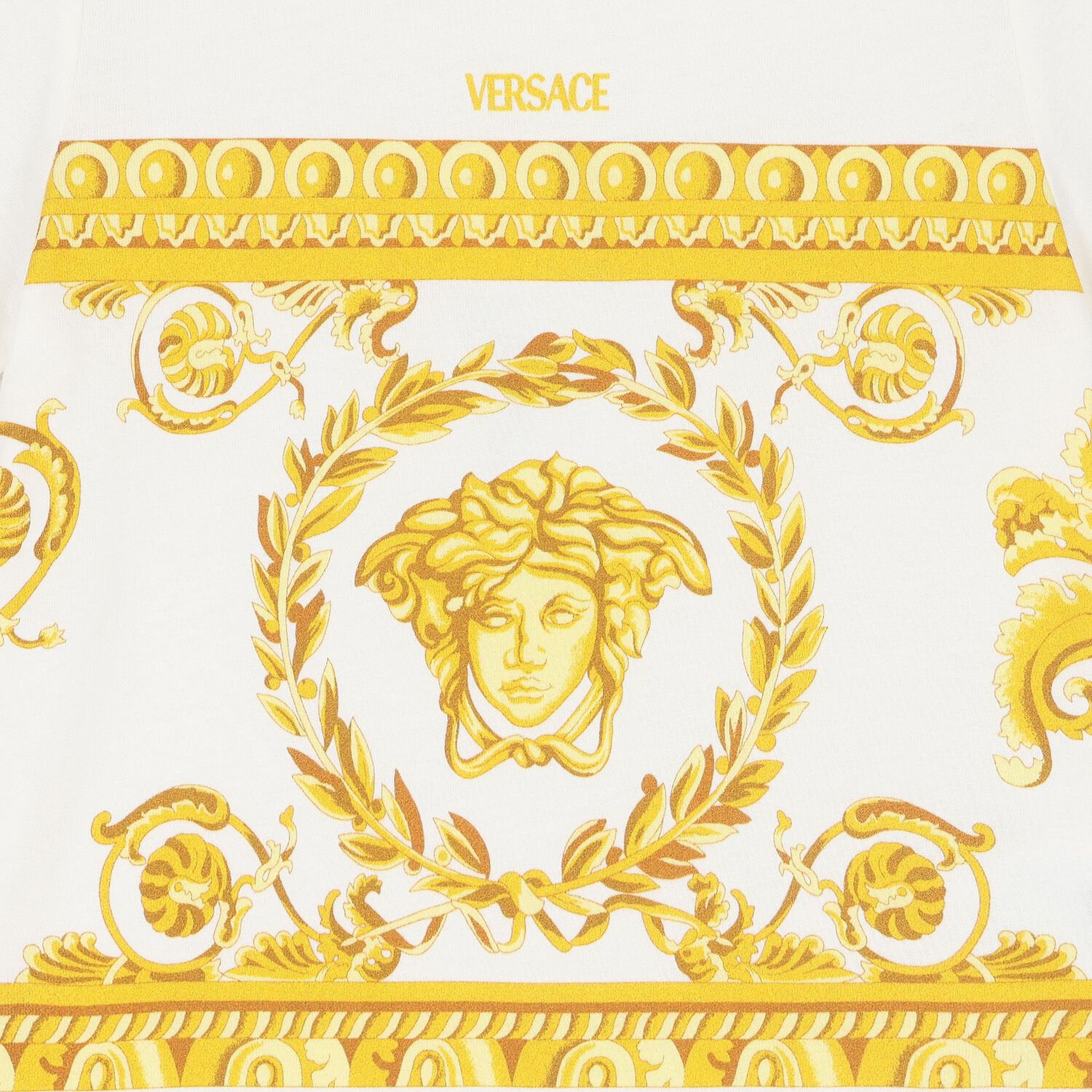 تيشيرت اولاد بطبعه ميدوسا بالشعار باللون العاجى , 1, hi-res image number null