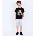 Boys Black Logo T-Shirt, 2, hi-res