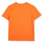 Boys Orange Logo T-Shirt, 3, hi-res