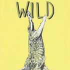 طقم شورت بطبعة تمساح باللون الاصفر والاخضر للاولاد, 2, hi-res