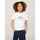 Boys White Logo T-Shirt, 2, hi-res