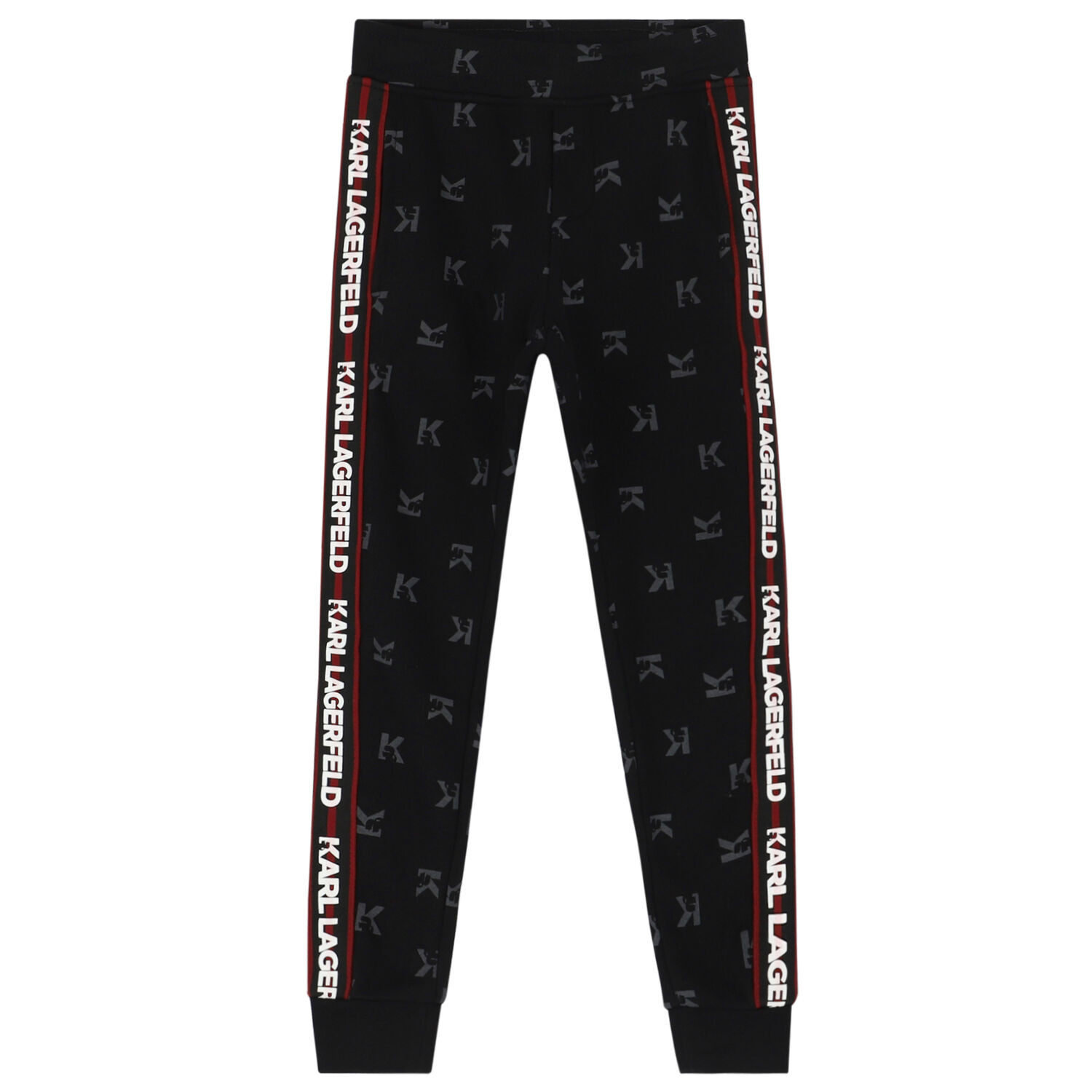 Boys Black Logo Joggers, 1, hi-res image number null