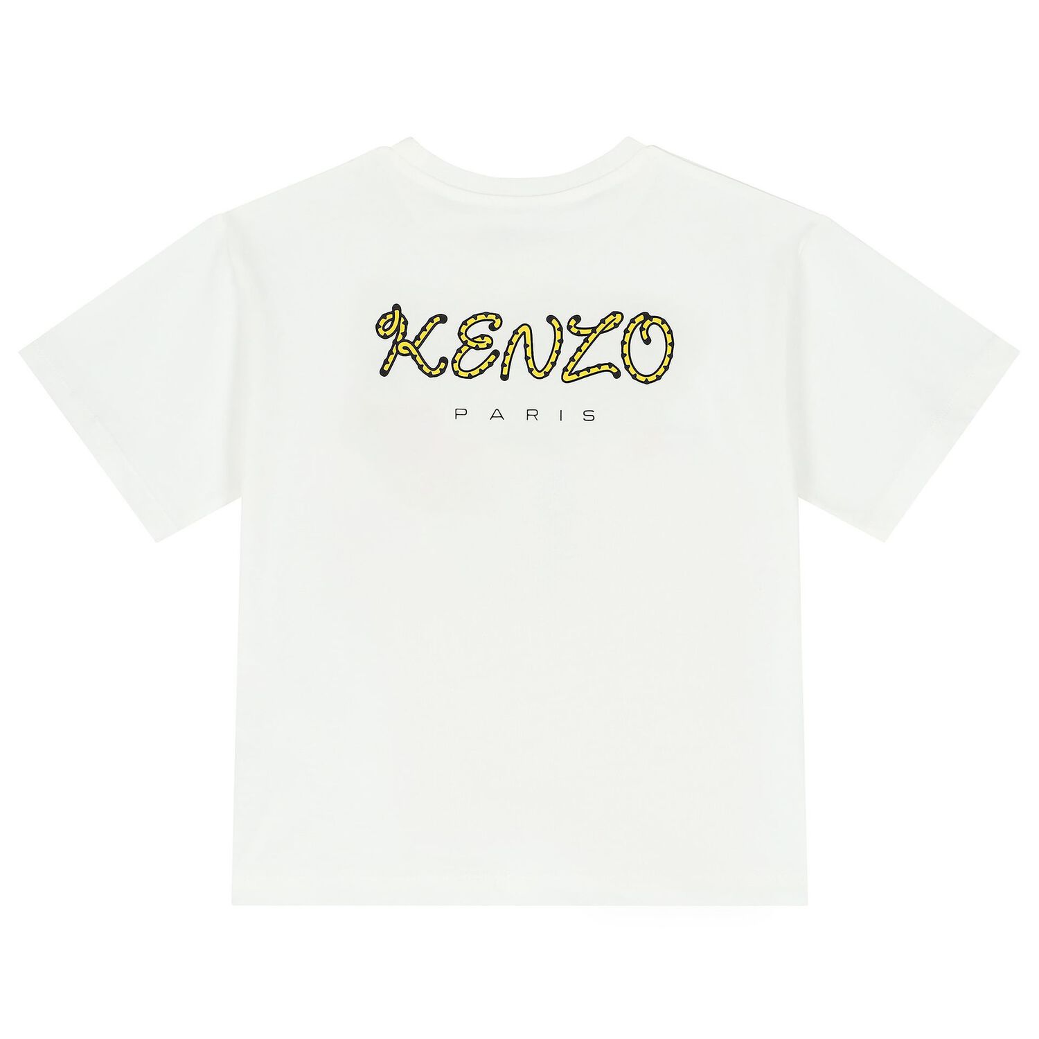 تيشيرت بشعار النمر باللون العاجى, 1, hi-res