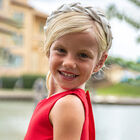 Girls White Plaited Diamante Headband&Acirc;&nbsp;, 2, hi-res