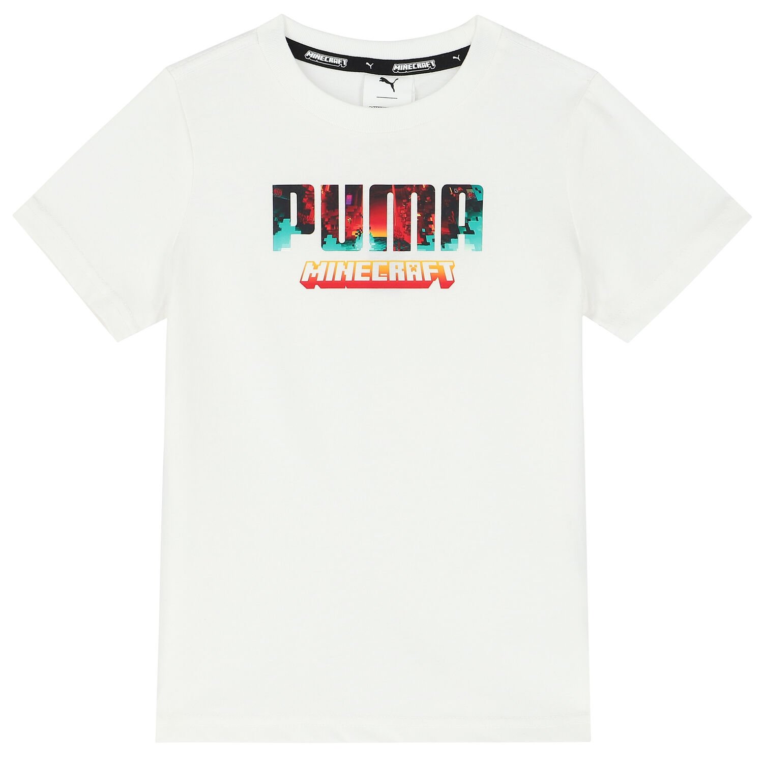 Boys White Logo T-Shirt, 1, hi-res