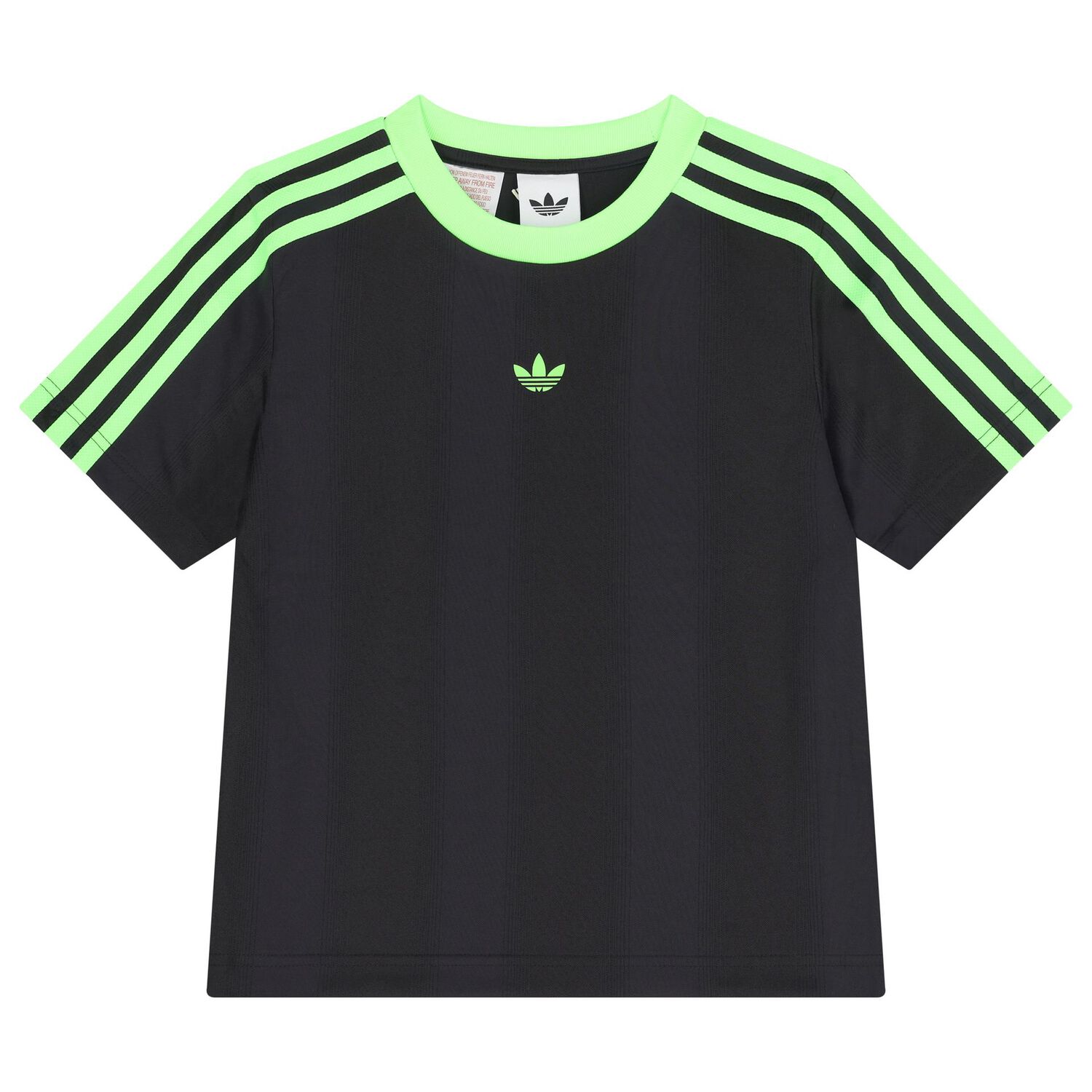 Black & Green Logo Shorts Set, 1, hi-res