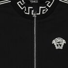 Black & White Medusa Zip Up Top, 1, hi-res