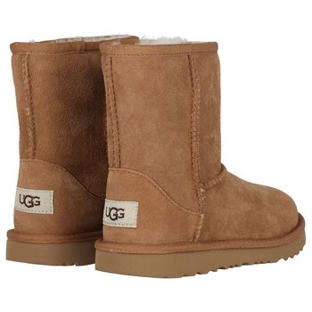 Beige Classic II Suede Boots
