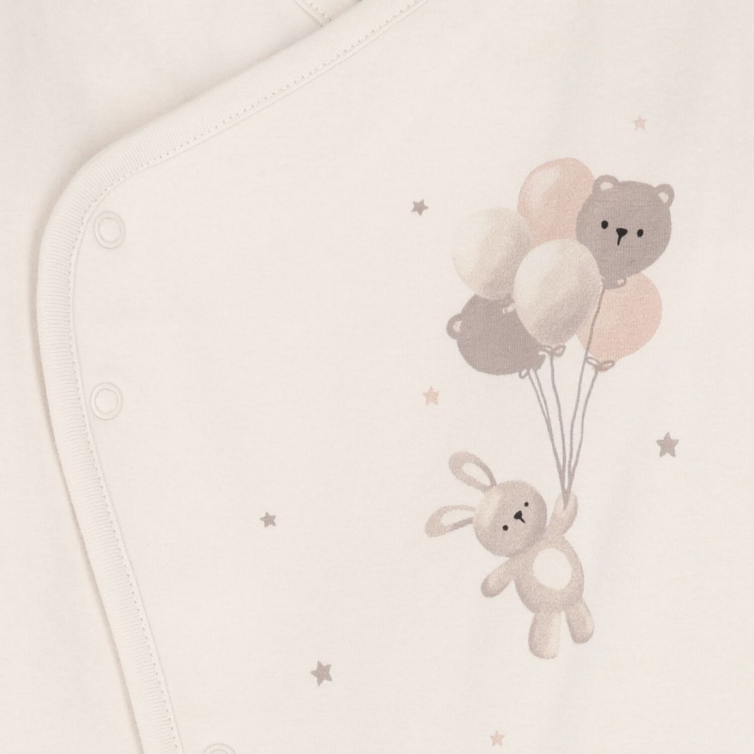 Baby Girls Ivory & Beige Babygrow Gift Set, 1, hi-res