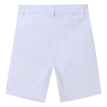 Boys White Chino Shorts