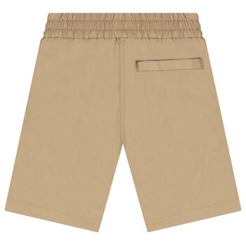 شورت أولاد كارغو بشعار باللون البيج