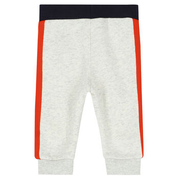 Baby Boys Grey Logo Joggers