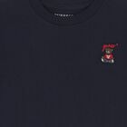 Boys Navy Blue Teddy Bear Logo T-Shirt, 2, hi-res