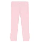 Girls Pink Pearl Leggings Set, 1, hi-res