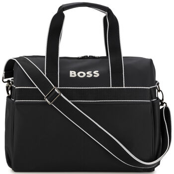 Black Logo Baby Changing Bag