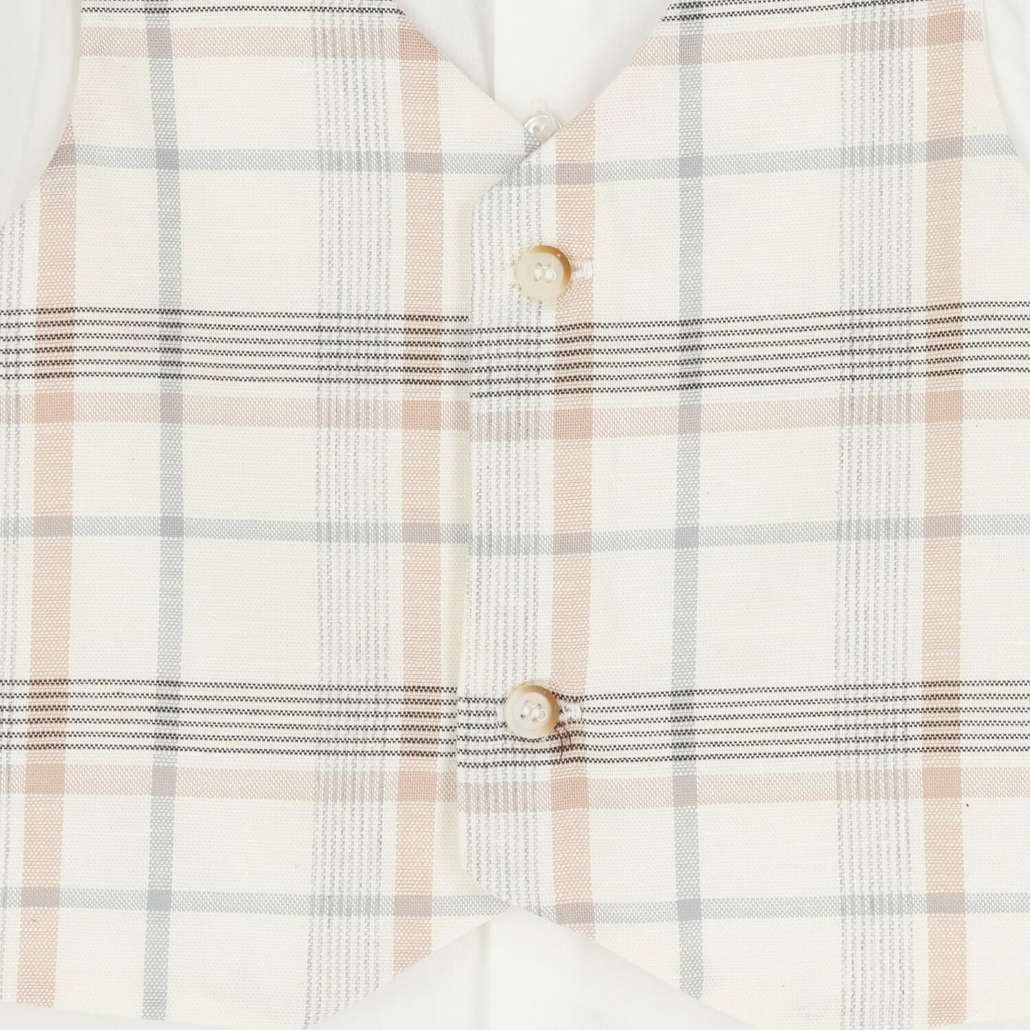 طقم شورت أولاد باللون البيج, 1, hi-res