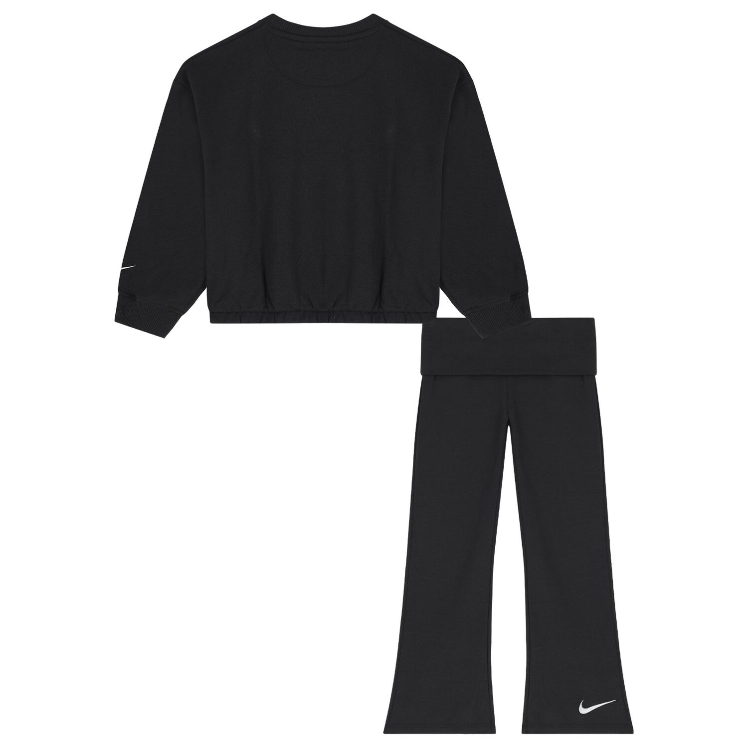 Girls Black Logo Leggings Set, 1, hi-res
