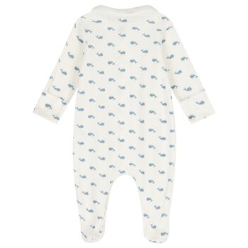 Ivory Whale Babygrow