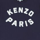 تي شيرت بالشعار باللون الكحلي, 2, hi-res