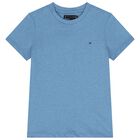 Boys Blue Logo T-Shirt, 2, hi-res