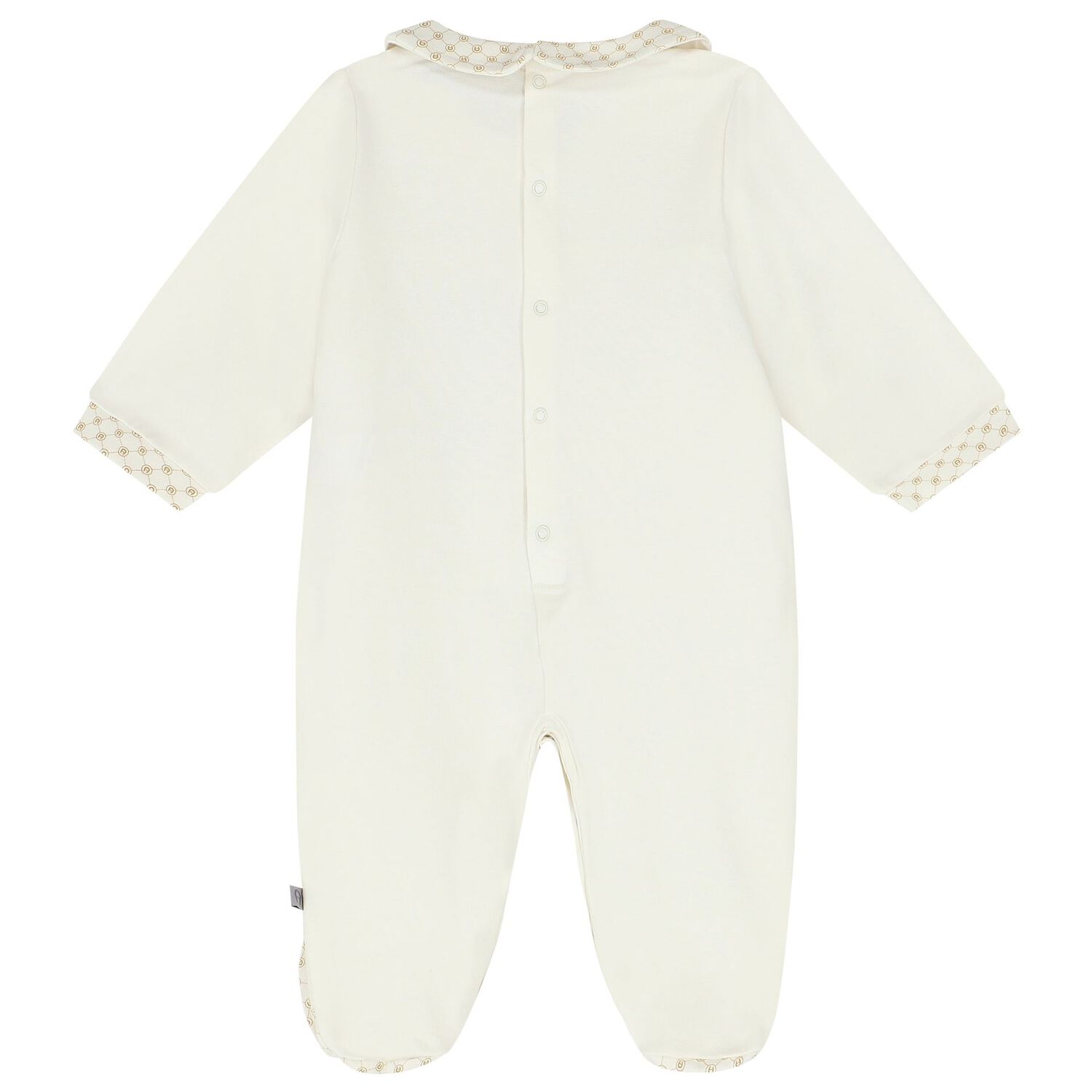 Ivory Logo Babygrow, 1, hi-res